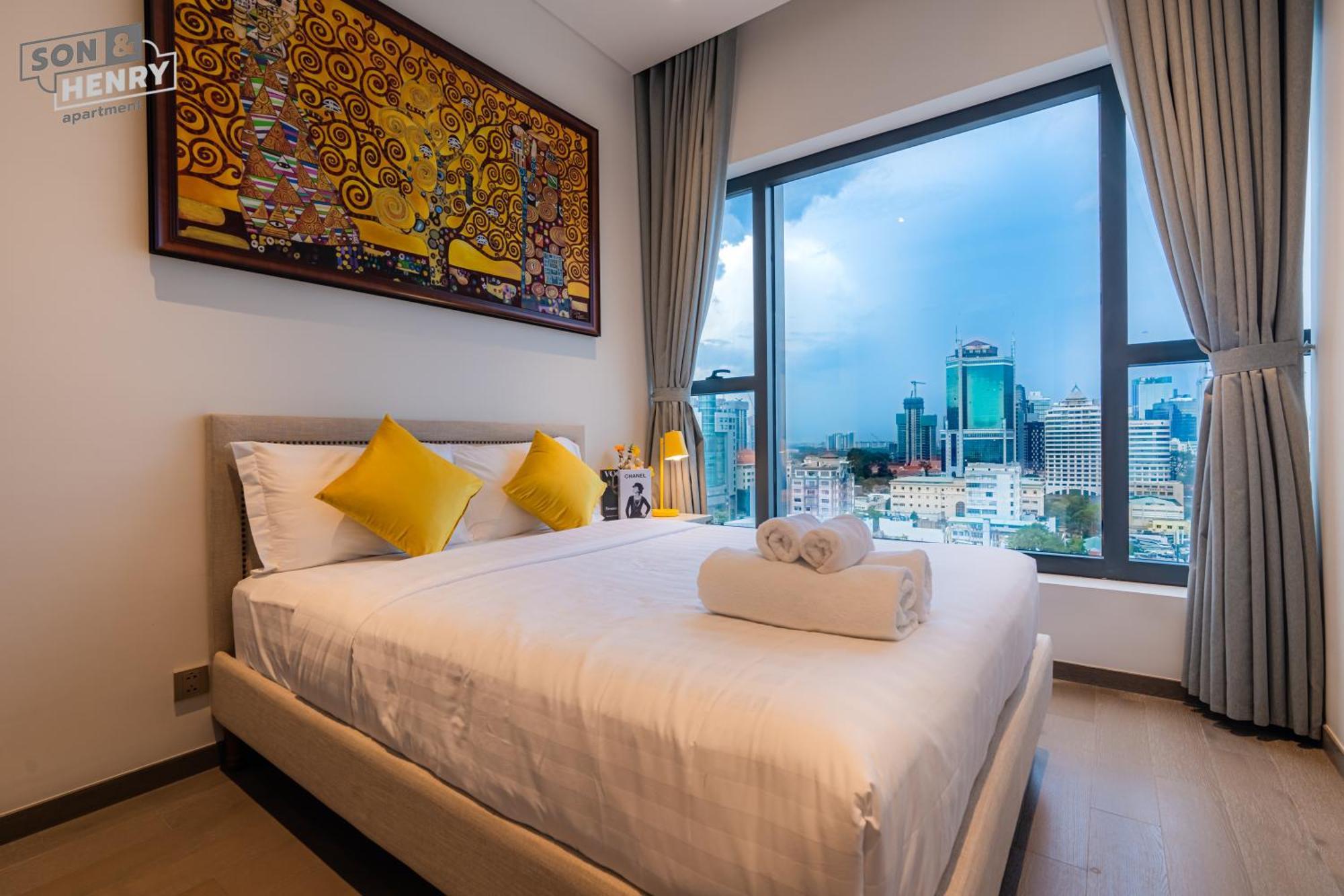 Ferienwohnung Son&Henry The Marq Luxury Ho-Chi-Minh-Stadt Exterior foto