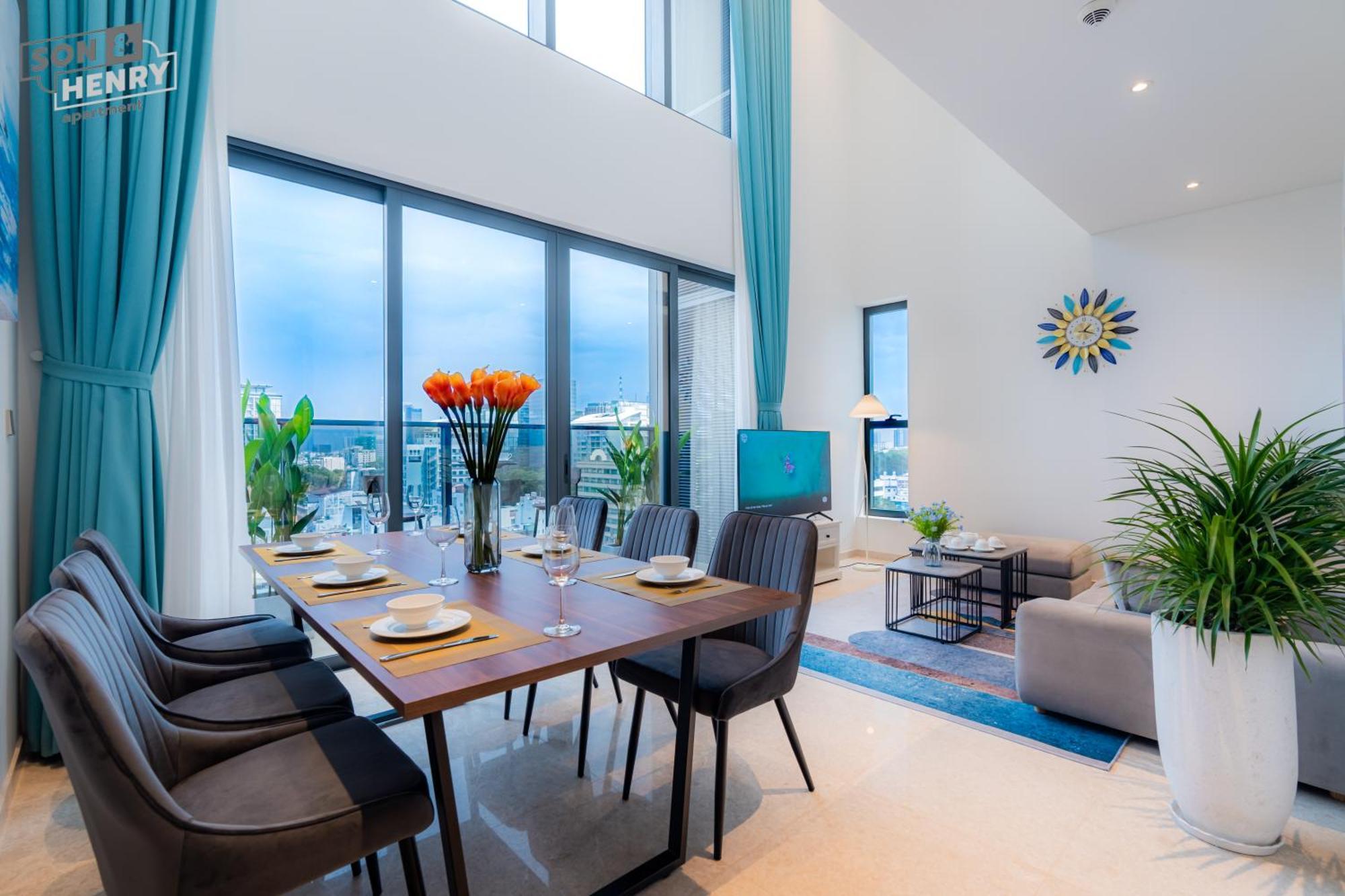 Ferienwohnung Son&Henry The Marq Luxury Ho-Chi-Minh-Stadt Exterior foto