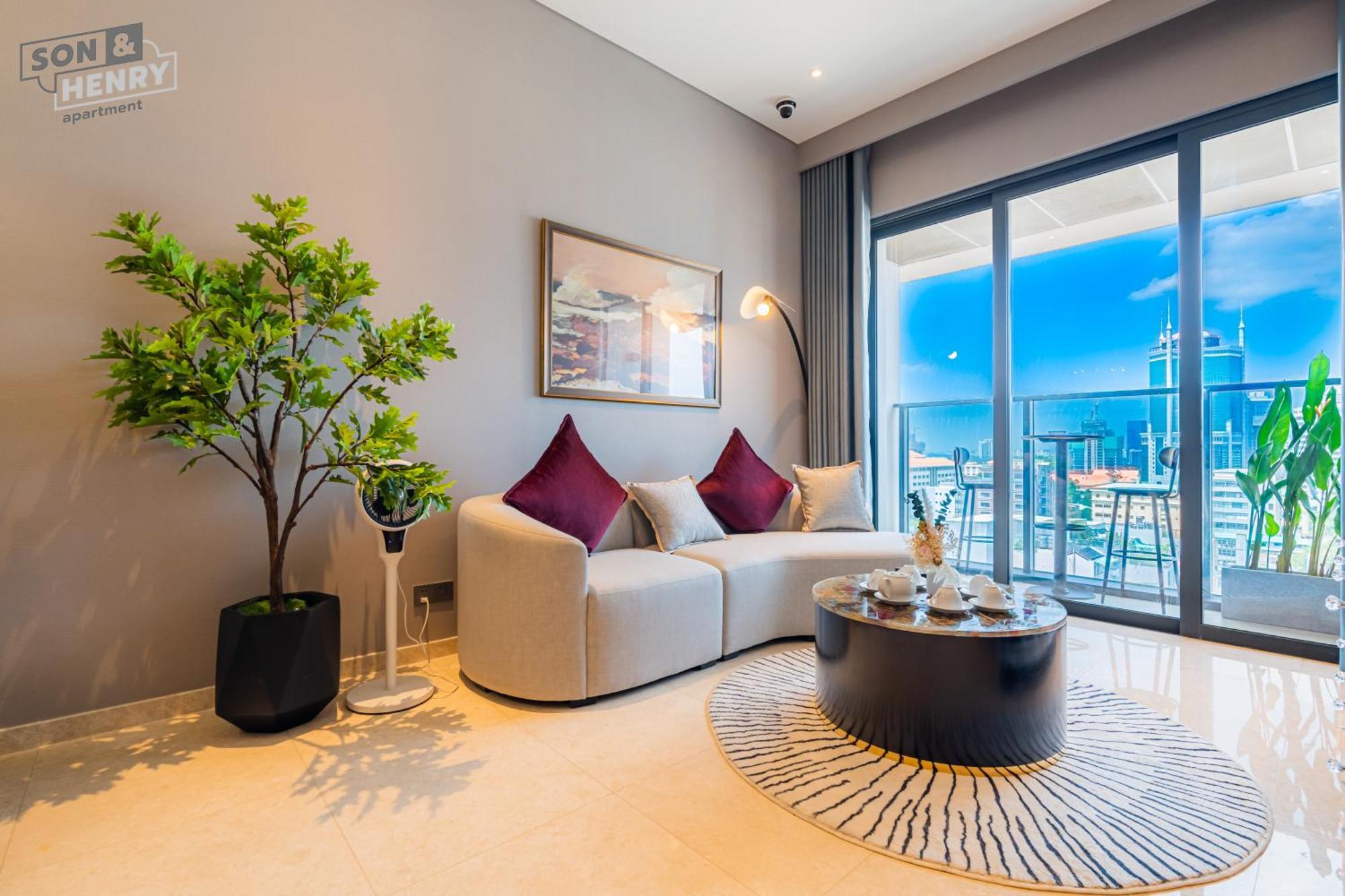 Ferienwohnung Son&Henry The Marq Luxury Ho-Chi-Minh-Stadt Exterior foto